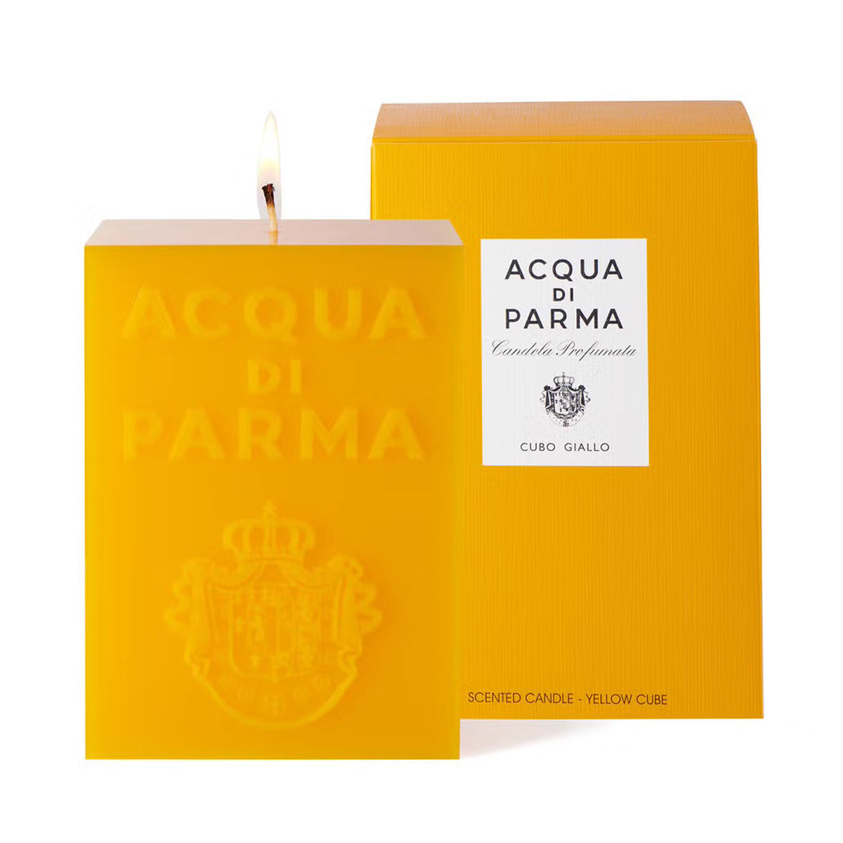 帕尔玛之水 黄色方形香薰蜡烛 1000G